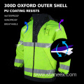 ANSI/ISEA Class 3 Black Bottom High Visibility Jacket